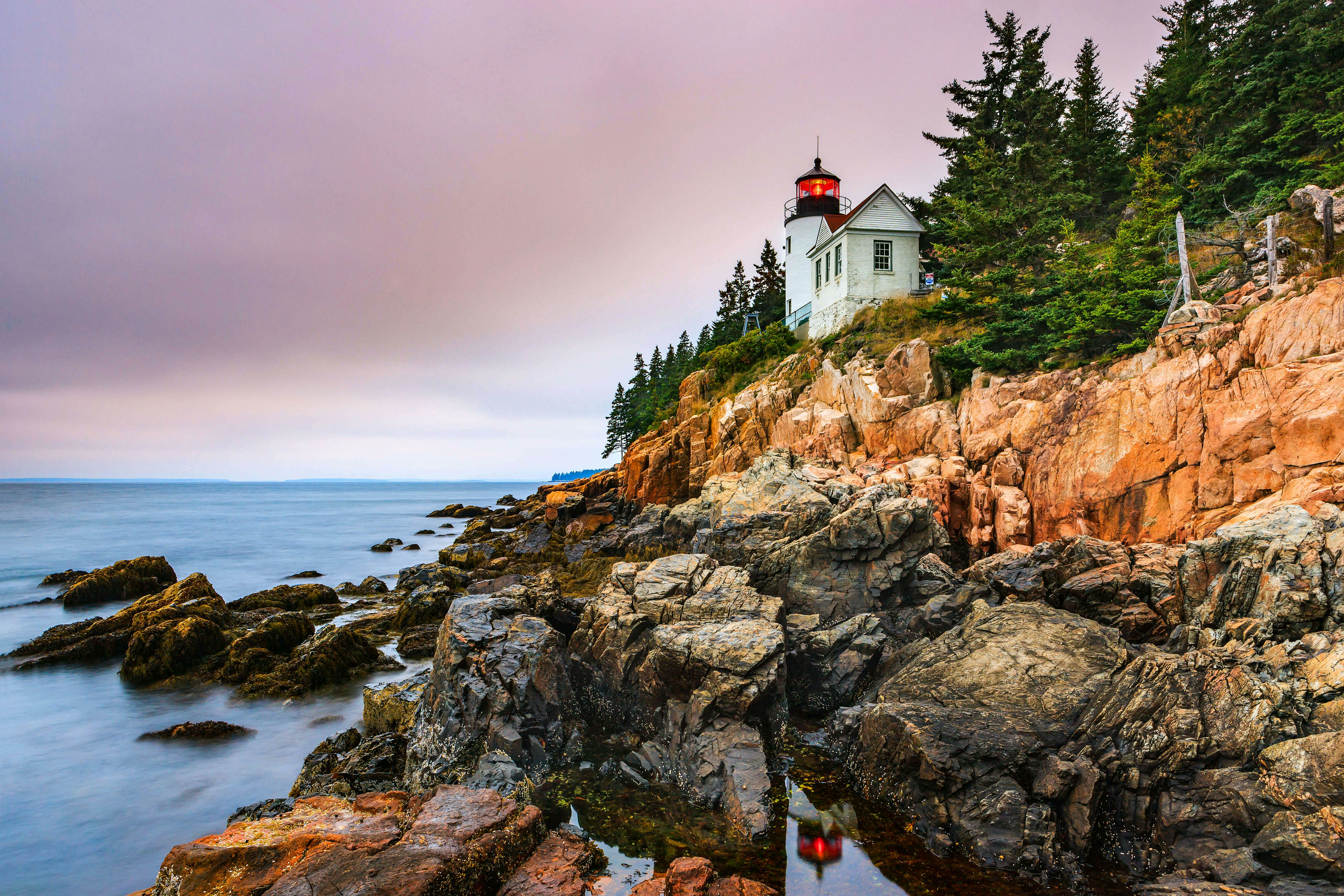 Bass Harbor Head Light in Acadia National Park, Maine.